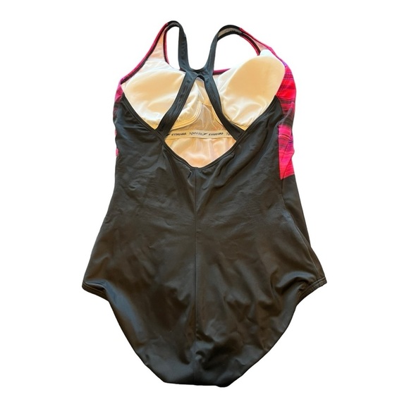 Speedo Women's Diamond Ombre Ultraback One Piece Hydro Bra  Size 14 - Picture 9 of 14